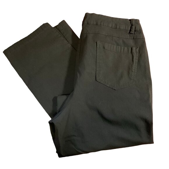 Black Denim Style Pant - Picture 1 of 3